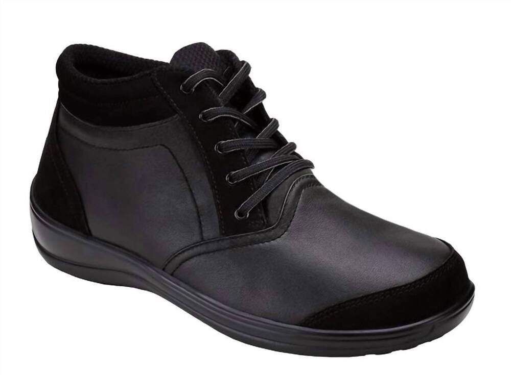 NEW ORTHOFEET women's milano orthopedic boot in black